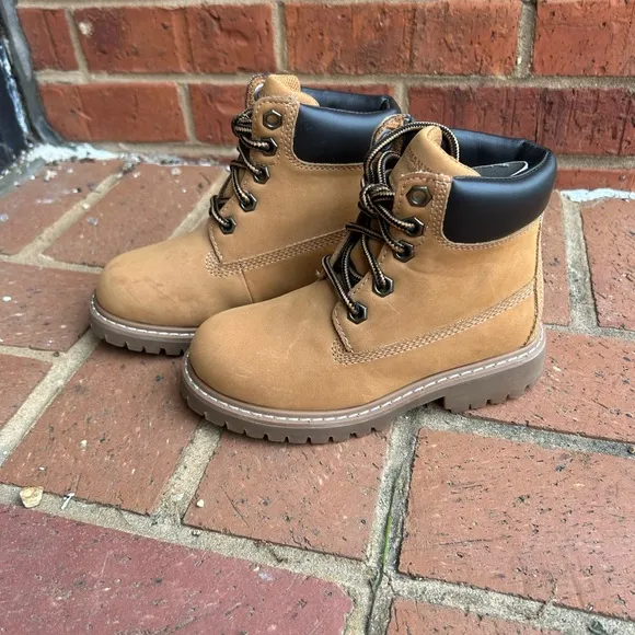 Freeman Work Treemont Worker Lace Up Tan Boots