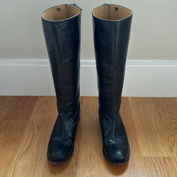 Frye; black tall boots “Melissa”