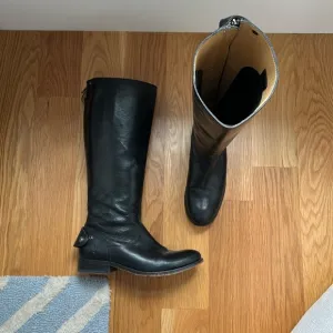 Frye; black tall boots “Melissa”