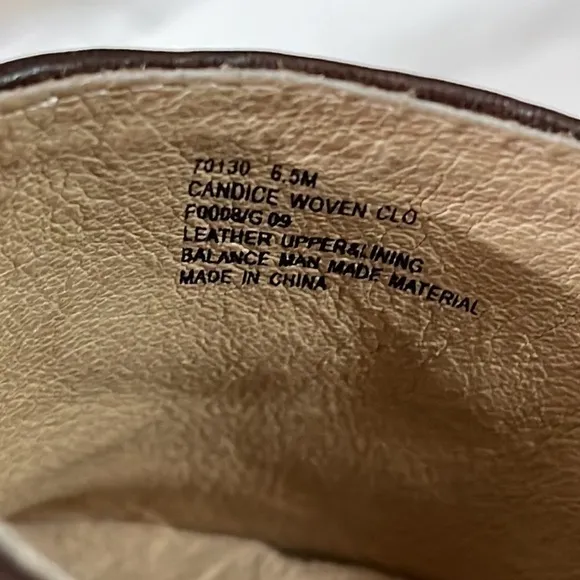 Frye Candice Woven Clog Shoes in Brown 6.5
