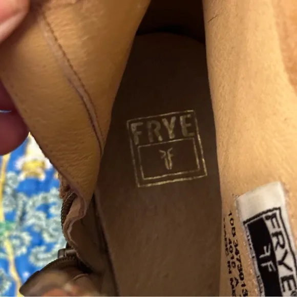 Frye Dara Suede Leather Harness Boots, Women’s Size 10.