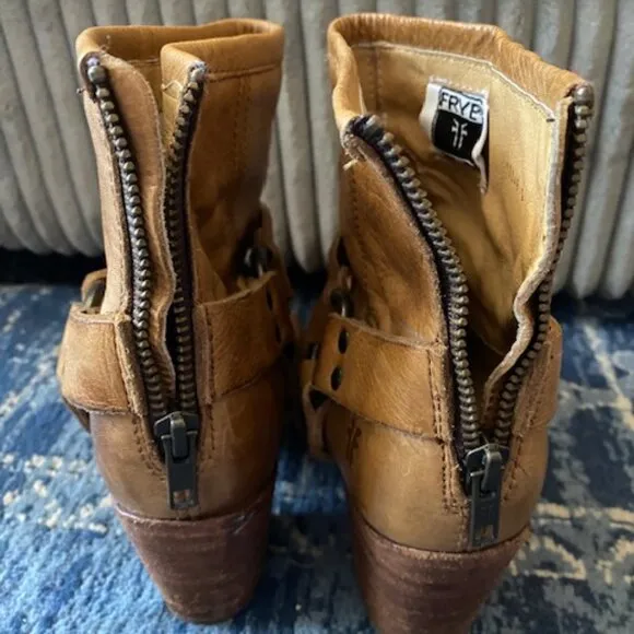 Frye Harness Ankle Boots