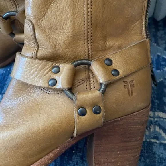 Frye Harness Ankle Boots