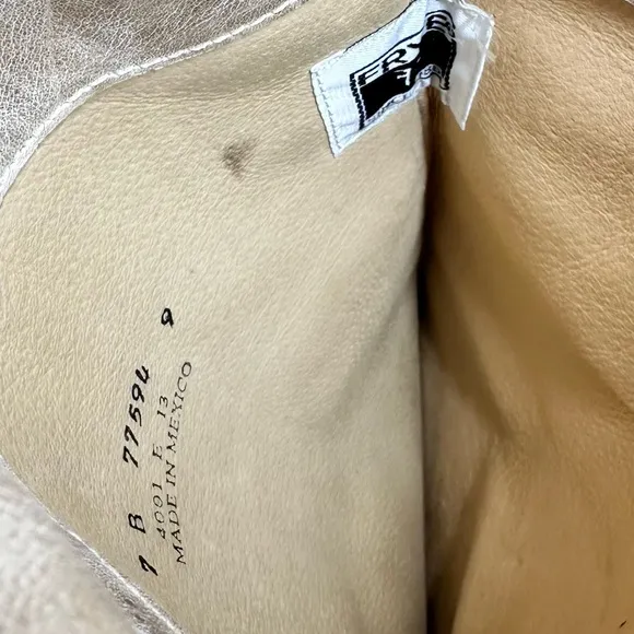 Frye Jane Tall Boots Knee High Taupe SZ 7