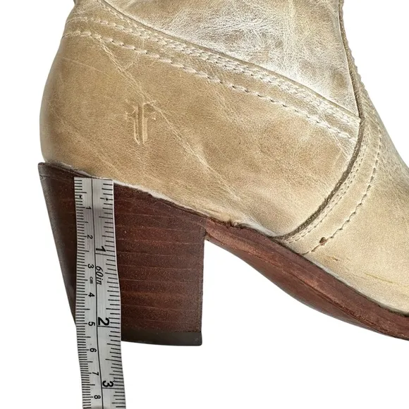 Frye Jane Tall Boots Knee High Taupe SZ 7