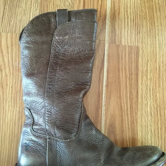 Frye kids brown Paige tall boots size 1