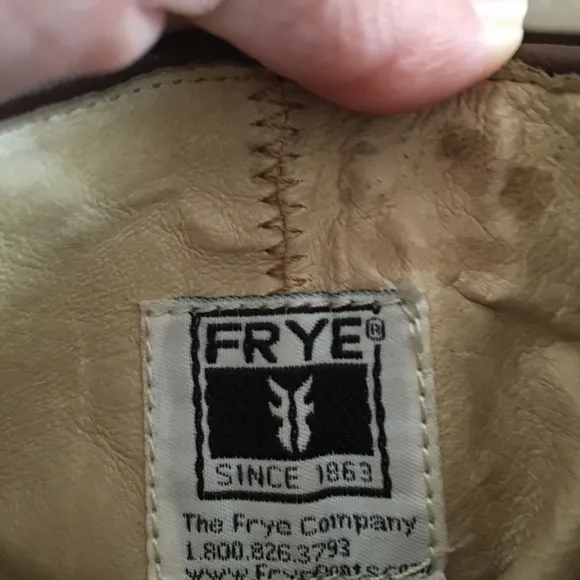 Frye kids brown Paige tall boots size 1