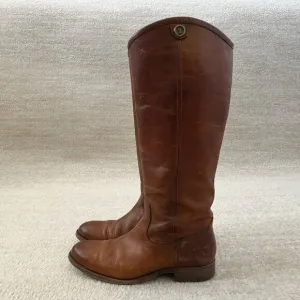 Frye Melissa Button 2 Tall Equestrian Boots in Cox 6.5