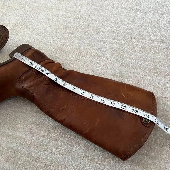 Frye Melissa Button 2 Tall Equestrian Boots in Cox 6.5