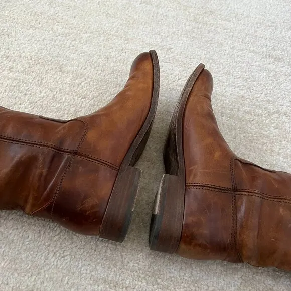 Frye Melissa Button 2 Tall Equestrian Boots in Cox 6.5