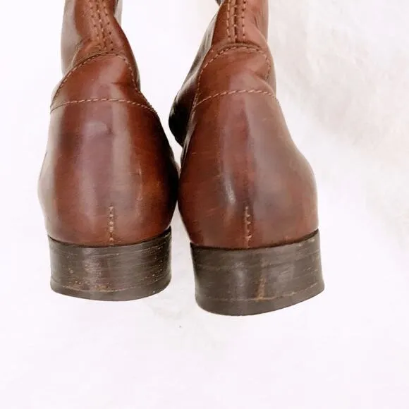 Frye Melissa Button Lug-Sole Tall Riding Boots