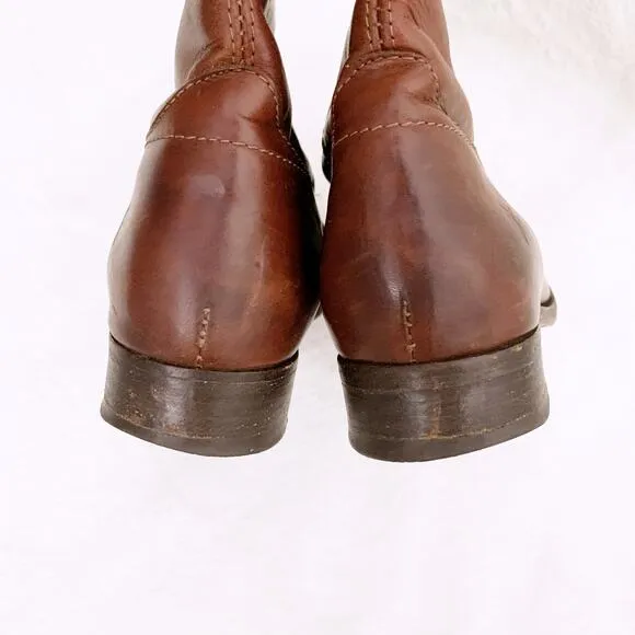 Frye Melissa Button Lug-Sole Tall Riding Boots