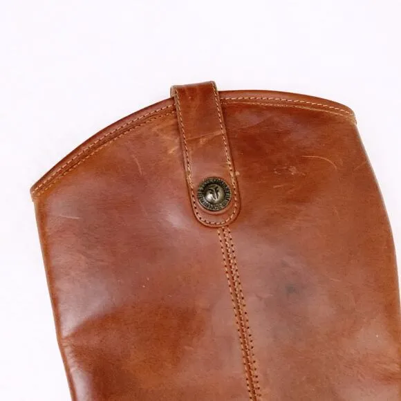 Frye Melissa Button Lug-Sole Tall Riding Boots