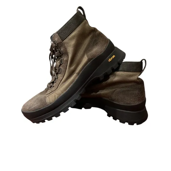 Frye Men’s Korver Olive Green/Black Lace Up Casual Utility Boots 12