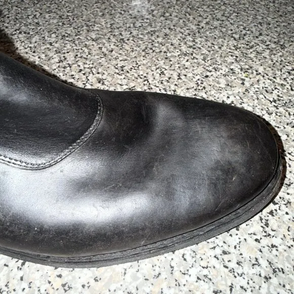 Frye Men's Mid-Cut Zip-Up Casual Ankle Boots 3488025 Black Leather Size 10.5D