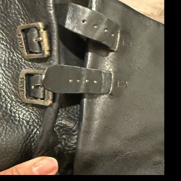 Frye Mildred Eng Pull leather Tall boots