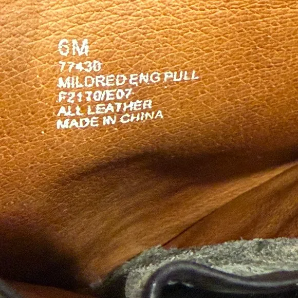 Frye Mildred Eng Pull leather Tall boots