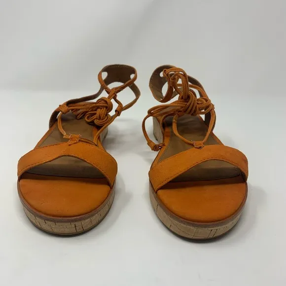 Frye Miranda Leather Suede Gladiator Sandals Shoes Women
