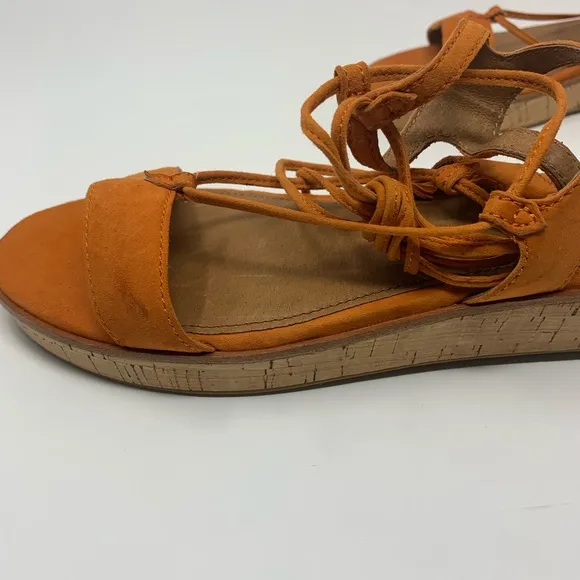Frye Miranda Leather Suede Gladiator Sandals Shoes Women