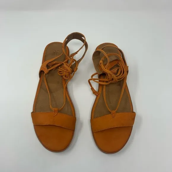 Frye Miranda Leather Suede Gladiator Sandals Shoes Women