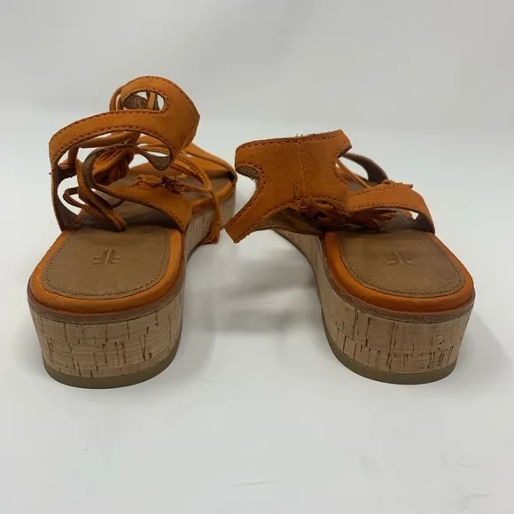 Frye Miranda Leather Suede Gladiator Sandals Shoes Women