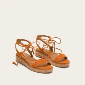 Frye Miranda Leather Suede Gladiator Sandals Shoes Women