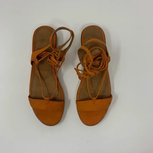 Frye Miranda Leather Suede Gladiator Sandals Shoes Women