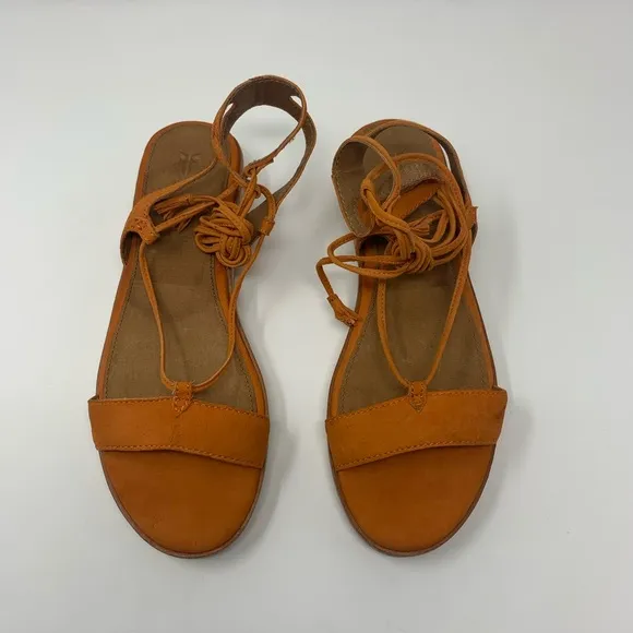 Frye Miranda Leather Suede Gladiator Sandals Shoes Women