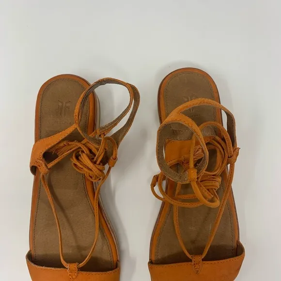 Frye Miranda Leather Suede Gladiator Sandals Shoes Women