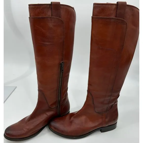Frye Paige Tall Riding Boot 8B (34767932-RDO)