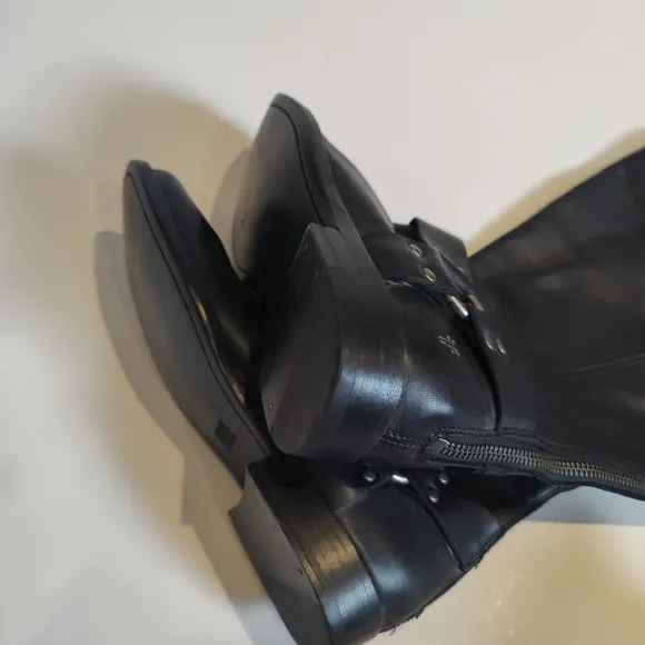 Frye Phillip the Harness Tall Black Boots