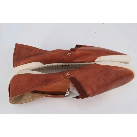 Frye Shoe Women Melanie Leather Slip On Sneaker Loafer Flat Comfort 6 M