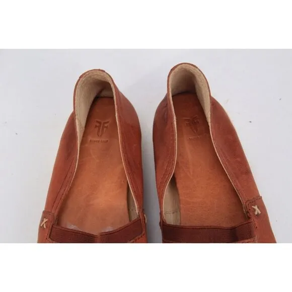 Frye Shoe Women Melanie Leather Slip On Sneaker Loafer Flat Comfort 6 M