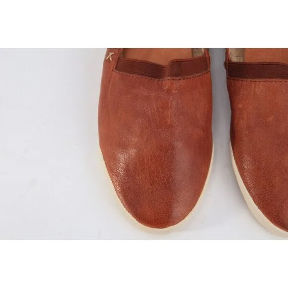 Frye Shoe Women Melanie Leather Slip On Sneaker Loafer Flat Comfort 6 M