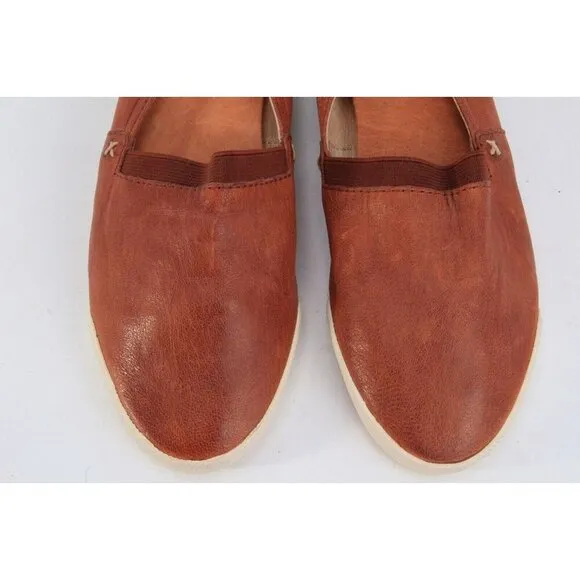 Frye Shoe Women Melanie Leather Slip On Sneaker Loafer Flat Comfort 6 M