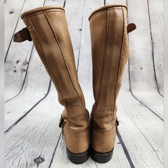 Frye Veronica Leather Slouchy Tall Boots
