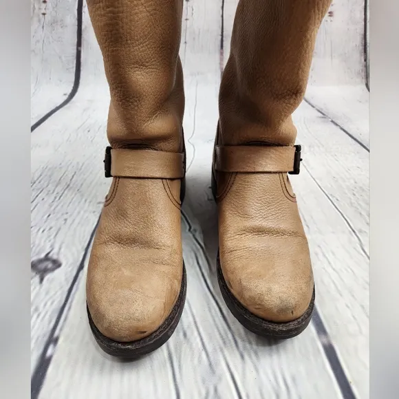 Frye Veronica Leather Slouchy Tall Boots