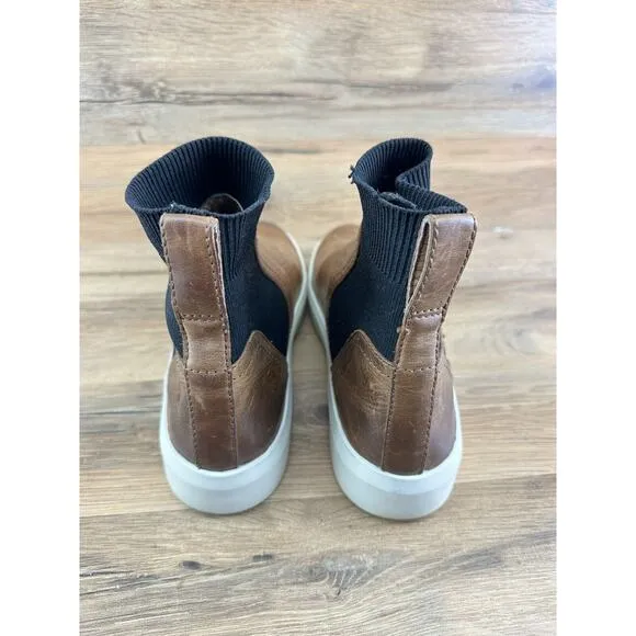 FRYE Women’s Brea Chelsea Sneaker Boot High Top Size 7M Cheapchicplus