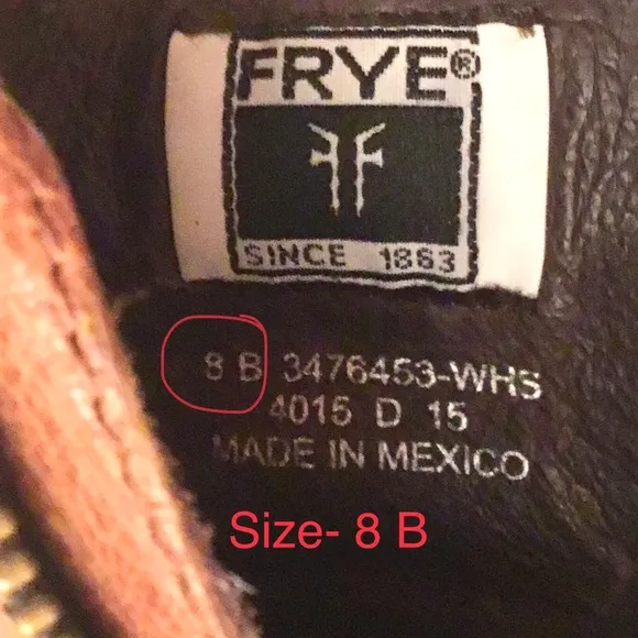 FRYE Women’s Ethan Triple Monk Strap Brown Leather Ankle Boots Size 8