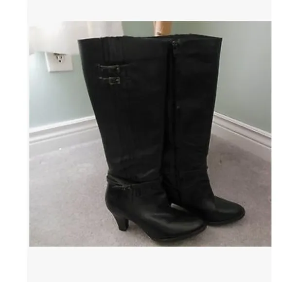 Frye zip up heels boots.  Wore once. Size 6 nwot