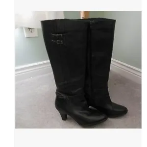 Frye zip up heels boots.  Wore once. Size 6 nwot