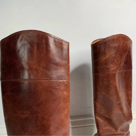 Frye Melissa Seam Tall Leather Boots