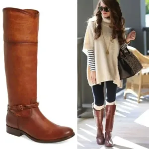 Frye Melissa Seam Tall Leather Boots