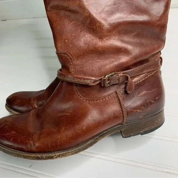 Frye Melissa Seam Tall Leather Boots