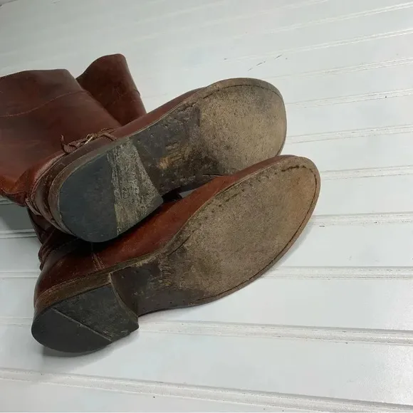 Frye Melissa Seam Tall Leather Boots