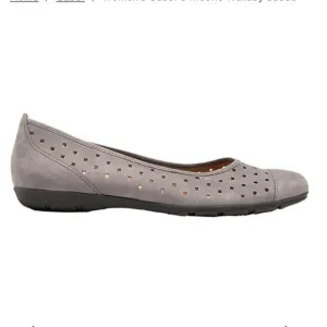 𝅺Gabor Hovercraft perforated cut out Wallaby suede slip on loafer shoes