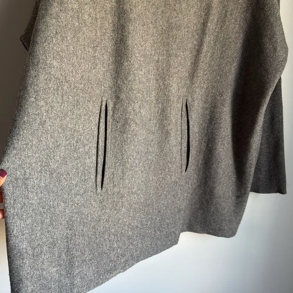 Garnet Hill Oversized wool cashmere Turtleneck Sweater Small