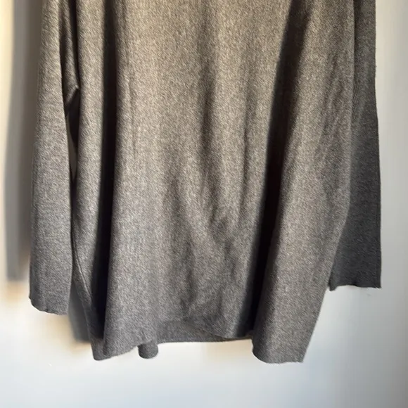 Garnet Hill Oversized wool cashmere Turtleneck Sweater Small