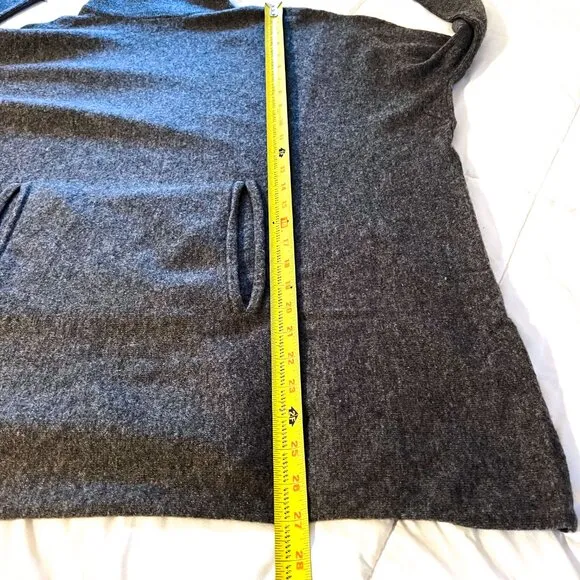 Garnet Hill Wool &amp; Cashmere Oversized Turtleneck Sweater Extra Small
