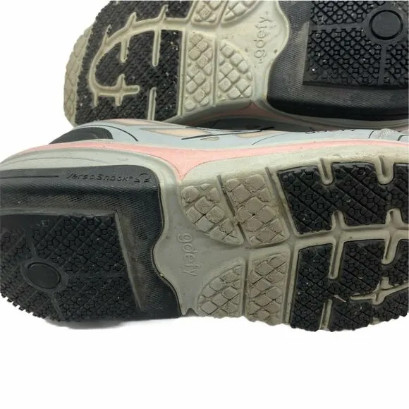 Gdefy Athletic Sneaker Comfort Shoes Womens Ion TB9022FGP-M Blue Pink Size 10.5